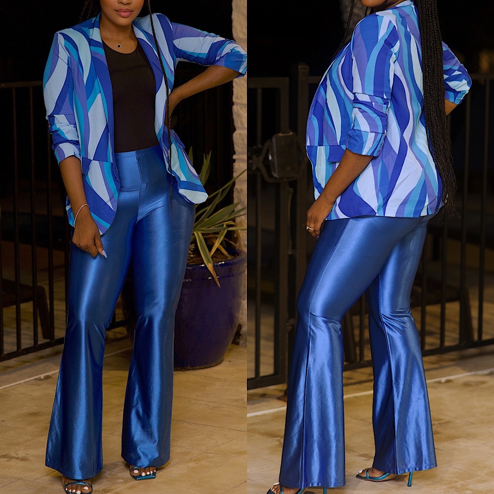 COPY - Blue disco flare pants